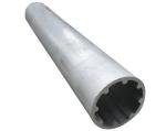 6063 T5 Aluminum Extrusion Profiles Customized Tube Size Anodizing Powder
