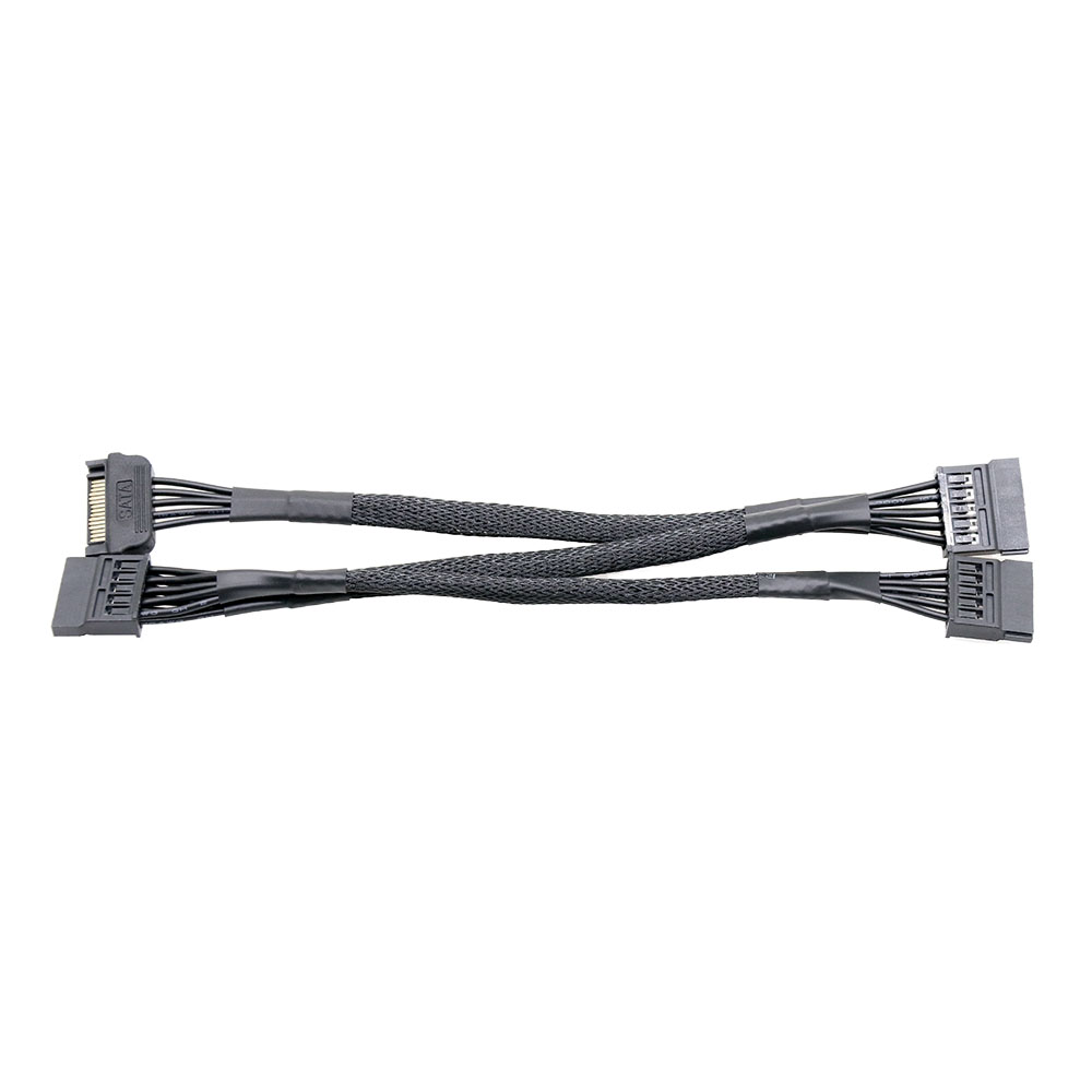 15Pin Cable Male 1 to 3 ST 15Pin Female Power Supply Cable 20cm