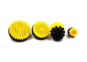 China Rotary Drill Cleaning Brush Electric PP Bristle Scrub Attachment For Bathroom wholesale