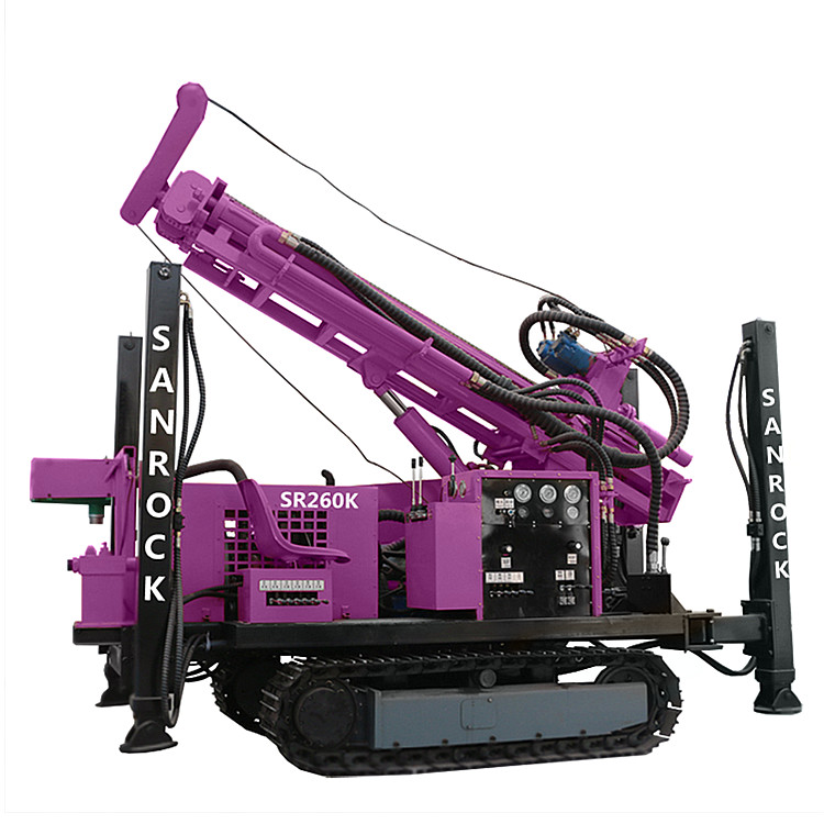 Rotary Borehole 300m Water Drilling Equipment Hydraulic Water Well Drilling Rig