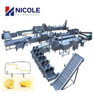 China Electric 80 - 200kg/H Pellet Frying Line Fully Automatic wholesale
