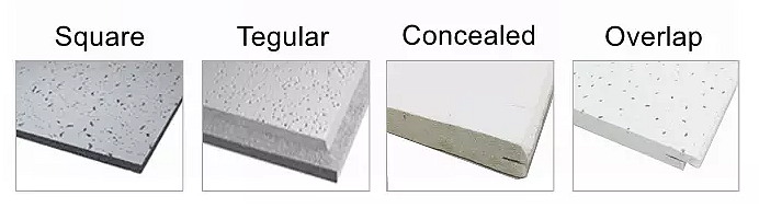 USG Product 2X4 Mineral Fiber Acoustic Perforated Ceiling Tiles with Customized Size