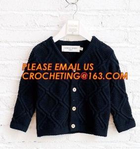 China Comfortable sweater children knitwear boys cardigan manufacturers, Boy Thick Clothing Kids Winter Sweater Coats With Fle wholesale
