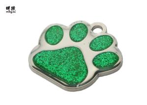 China Unique Footprint Shaped Metal Dog Tags For People Fashion Design wholesale