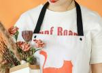 White Canvas Girls 60 X 80cm Kitchen Cooking Apron