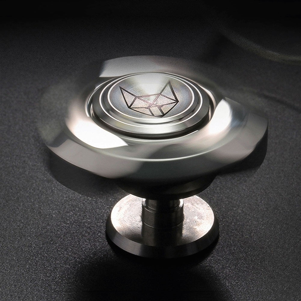 Pressure Relief Metal Fidget Spinner Bearing 2-4 Min Spin Time Ideal for Meditation and Focus