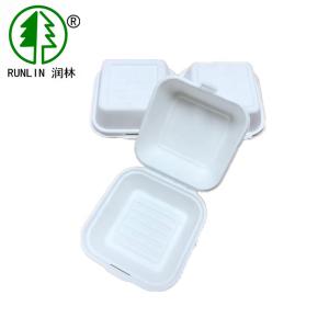 China Biodegradable china factory made disposable take away hamburge box wholesale