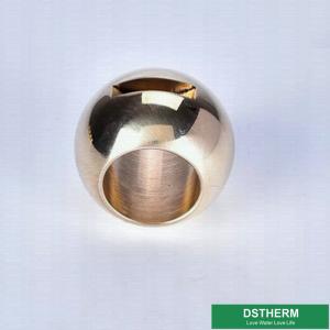 China Copper Color Brass Ball Customized Weight For Stainless Steel Ball Valve Brass Ball Valve PVC Ball Valve wholesale