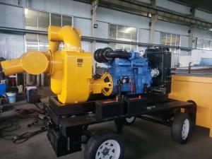China 3000rpm Trailer Mounted Water Pump Agricultural Irrigation Water Pump 10kW on sale