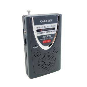 China Black Digital Fm Pocket Radio Hand Hold Lanyard Portable Pocket Digital Radio 2.3cm wholesale