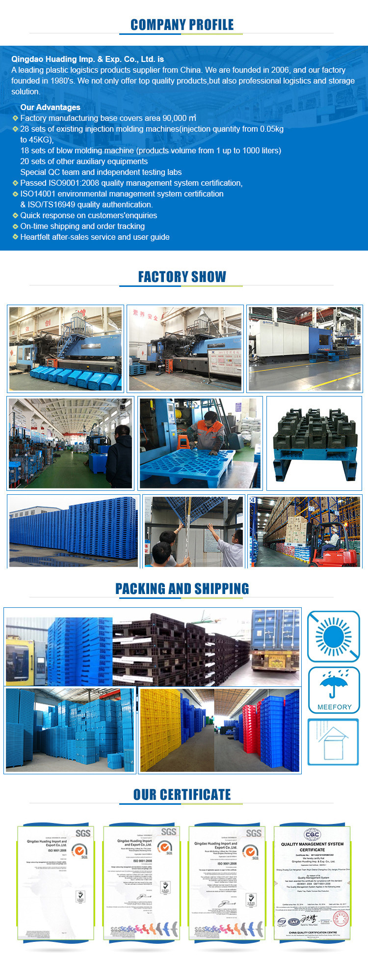Disposable Totes Plastic Storage Food Container