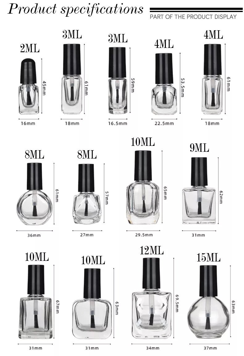 5ml Empty Nail Polish Bottles Small Empty Gel Nail Polish Bottle