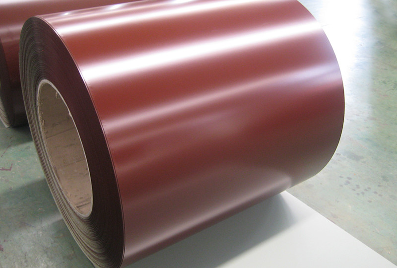 Prepainted Red / Blue Color Coated Steel Coil Q195 / Q235 Material For Advertising