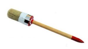 China Round Chalk Paint Brushes White Bristle 20mm wholesale