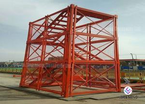 China High Altitude Safety Scaffolding Steel Ladder Cage 100m Height Maximum wholesale