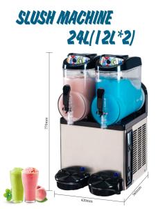 China 24l Commercial Frozen Daiquiri Machine 500w Margarita Slush Granita Machine wholesale