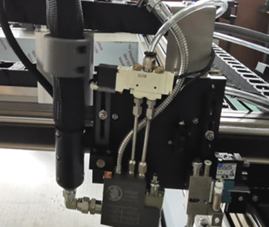 XY gluer glue plotter gluing machine for  Corrugated POS/POP displays (FSDUs, CDUs, dump bins)