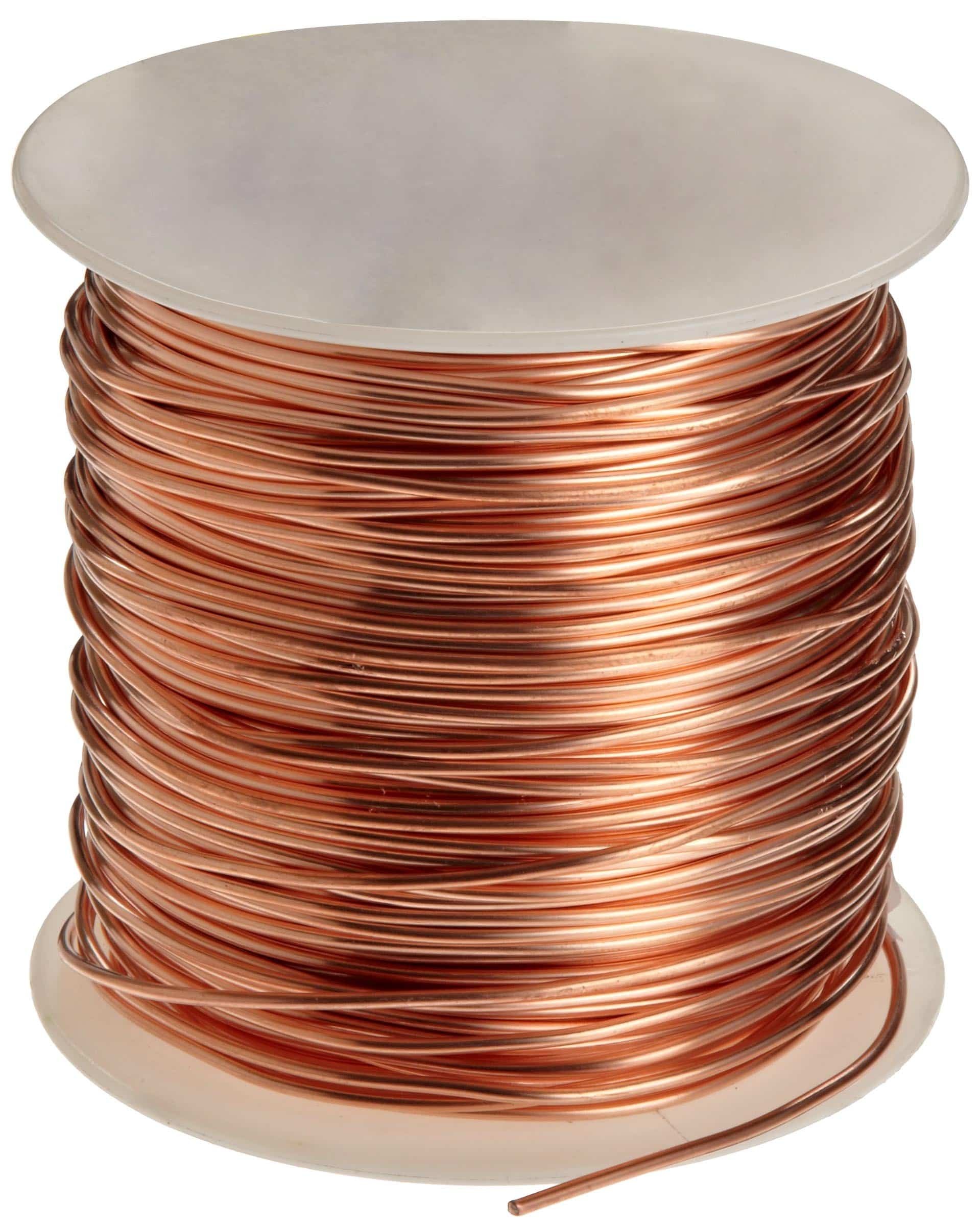 H62 Red Copper Electric Wire Diameter 0.01-15mm For Power Transmission Cable
