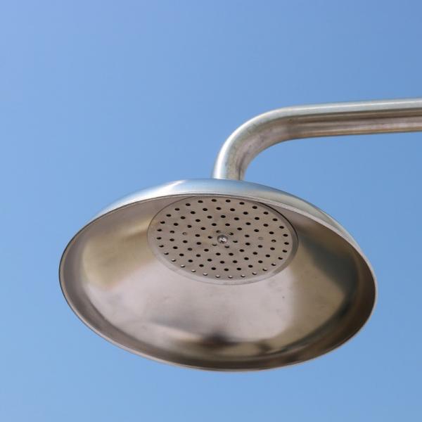 wall-mounted type stainless steel shower, emergency drench shower head