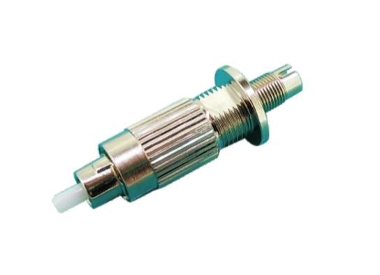 Plastic / Metal Body Fiber Optic Adapter DIN Female To FC/ST/LC Male Hybrid Converter