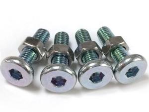 China customized waterproof hex head nuts and bolts M6 wholesale