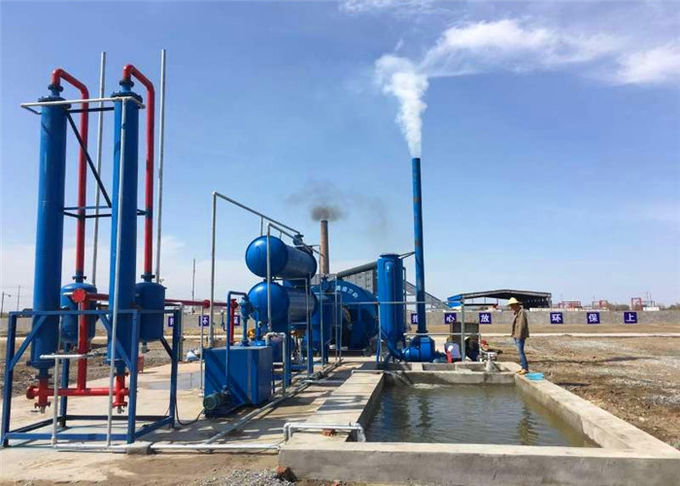 25T Automatic Fully Continuous Pyrolysis Machine Tire To Oil Plant For Sale