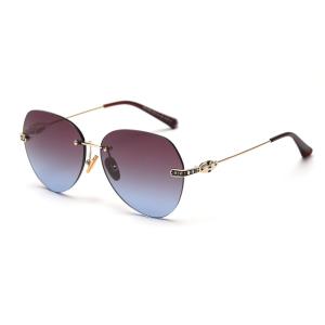 China Captain Fashion Cool 141mm Metal Frame Polarized Sunglasses Big Metal Frame Glasses wholesale