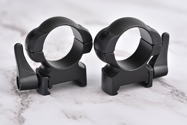 25.4mm Diameter Steel Quick Release Scope Mount Ring Bracket for Medium to Low Profile