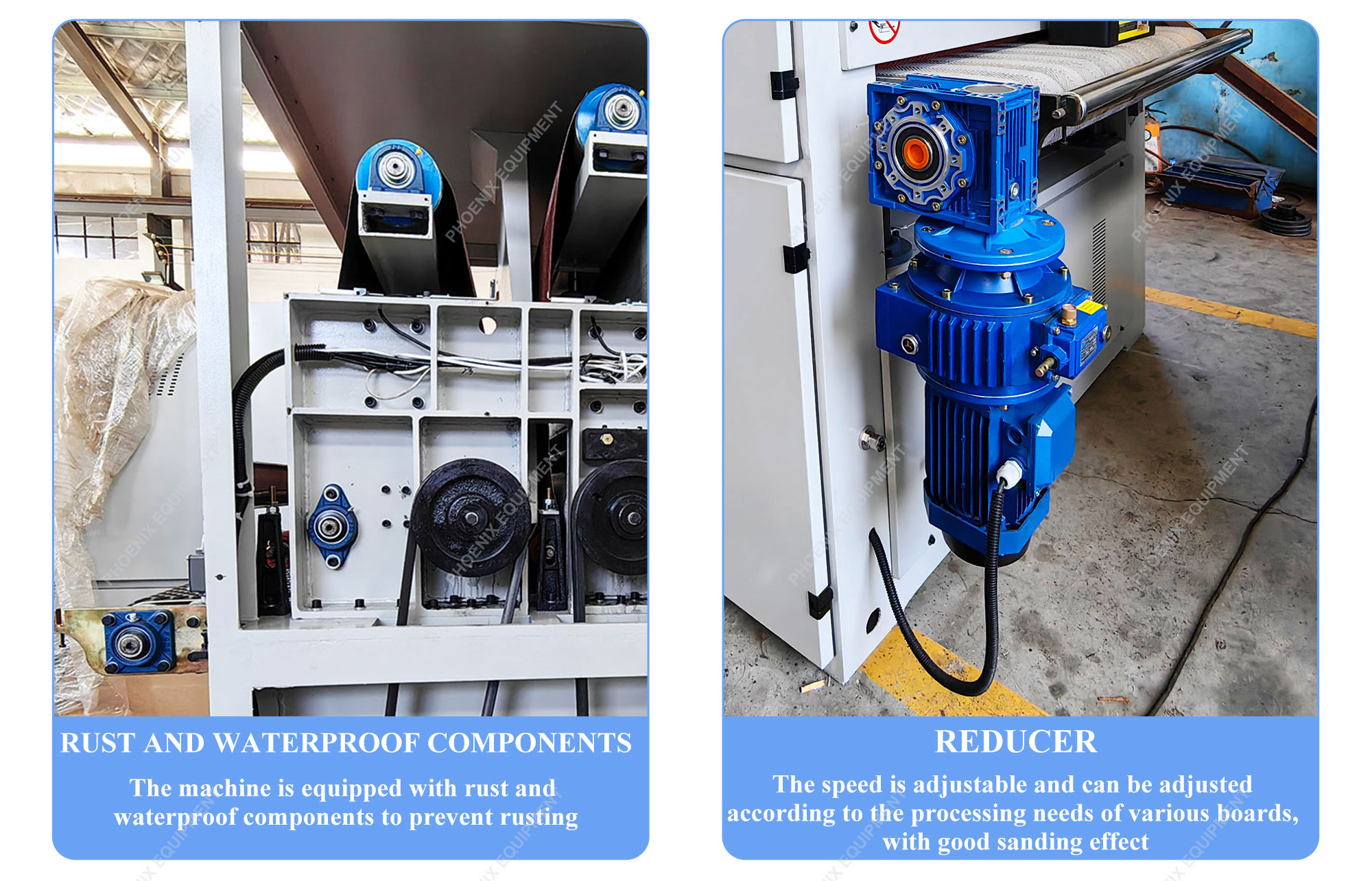 R-RP630 Fully Automatic Sanding Machine for Solid Wood Board in Woodworking Industry