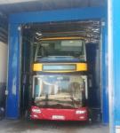 High Pressure Brush Washing Truck Wash Machine Hot-Dip Galvanized Material