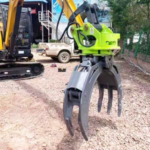 China Customized Excavator Hydraulic Rotating Grapples For Wood Cutting wholesale