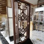 Red Bronze Hairline Surface Inox Stainless Steel Sheet Dividers 304l Room