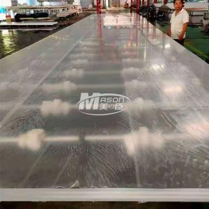 China 8850x3150mm 70mm Aquarium Acrylic Sheet For Decorative Swimming Pool wholesale