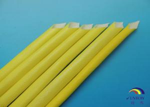 China Acrylic Resin Saturated Fiberglass Wire Sleeve / Acrylic Coated Fiberglass Sleeving wholesale