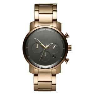 China Gold plated brushed face stainless steel back quartz quality watches wholesale