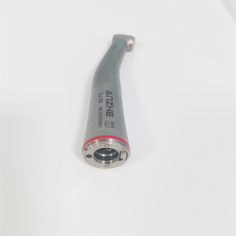 Increasing Speed 1:5 Dental Handpiece Push Button Contra Angel Air Turbine Internal Spray Fiber Optical Dental Handpiece