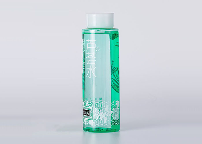 400ml Translucent Portable Plastic Cosmetic Bottles Empty With Spray Pump
