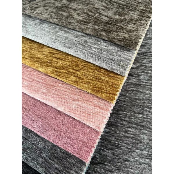 Wrinkle Resistant Chenille Sofa Fabric 500gsm For Wildely Use