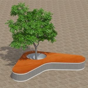China SGS Certificate Sunproof Decorative Wooden Flower Pots wholesale