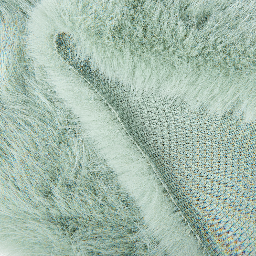 Custom Color 100% Polyester Long Hair Faux Fur Fabric with Very Soft Hand Feeling