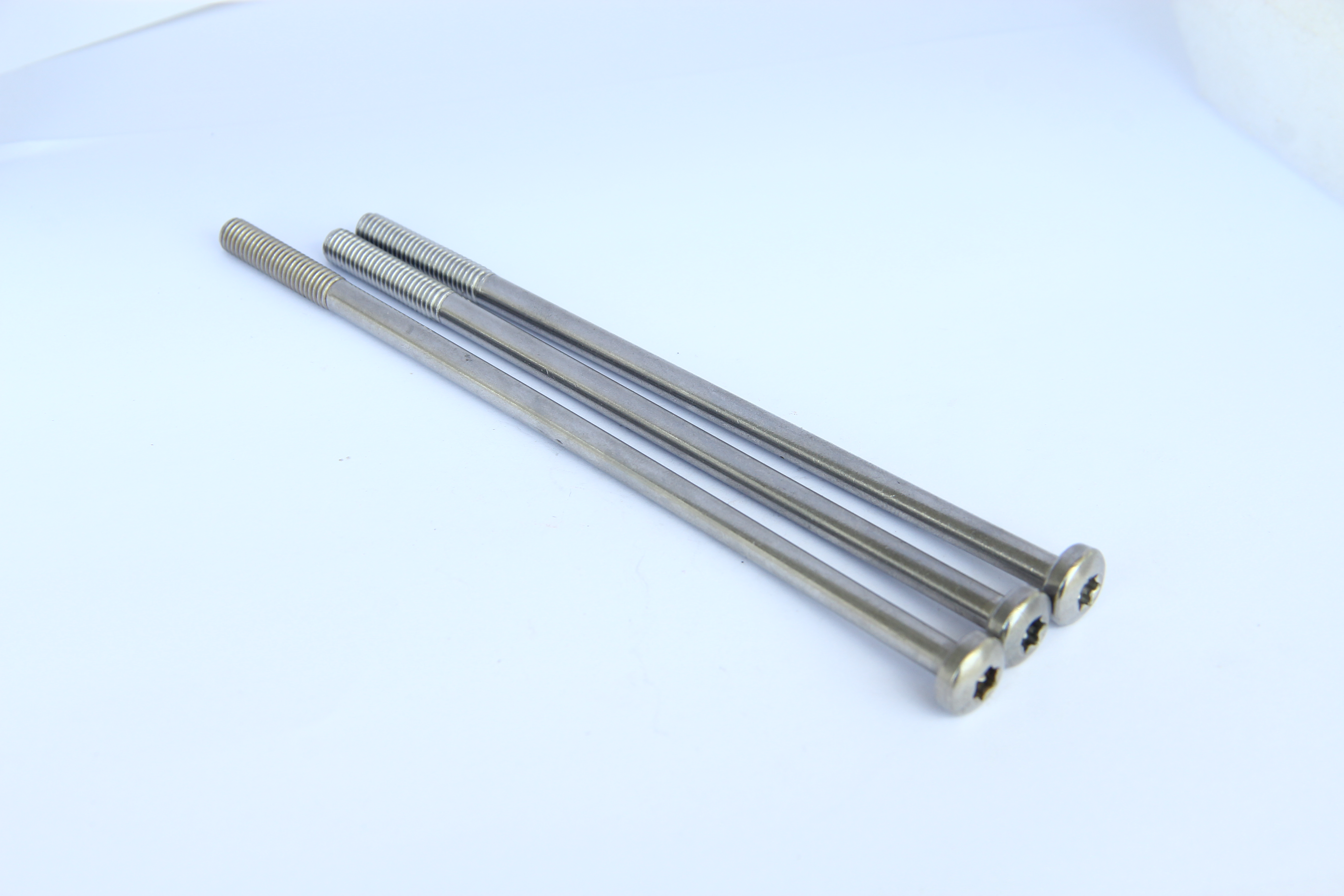 M6*200mm 12.9 grade high-strength iron material nickel-plated Long Screw For Motor Inner Hexagonal Long Screws