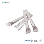 10pcs Angular Natural Hair Makeup Brush For Girls