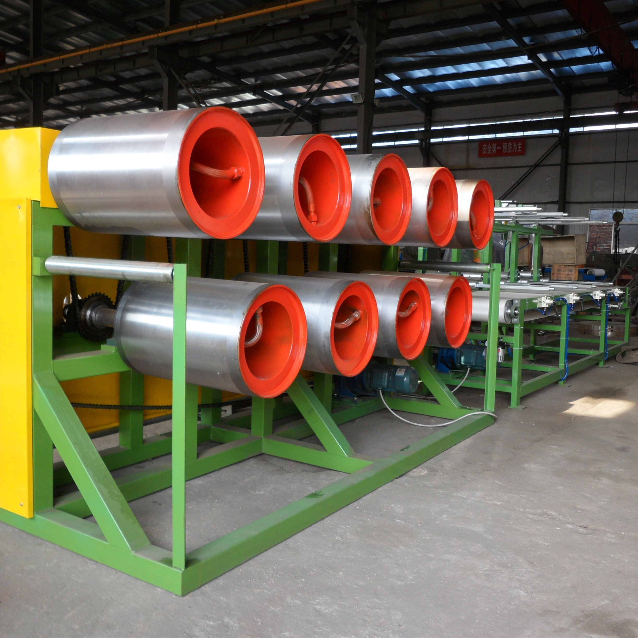 500mm Rubber Sheet Coiling Packaging Drum Roll Cooling Curve Motorcycle Tyre Making Machine