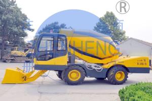 China Limited Site Self Concrete Mixer Machine , Mobile Ready Mix Concrete Truck wholesale