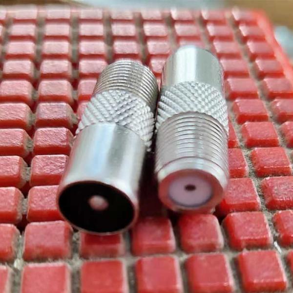 Coaxial Cable Connector RG6 9.5TV Male To F Female Satellite Antenna RF Coax