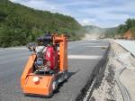 Multifunctional Hand Push Scarifier , Floor Paint Removal Equipment 1020*670