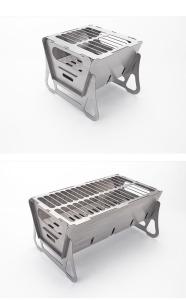 China Foldable Camping BBQ Grill Stove Camping Grill Stove Mantel Overheating Protection wholesale
