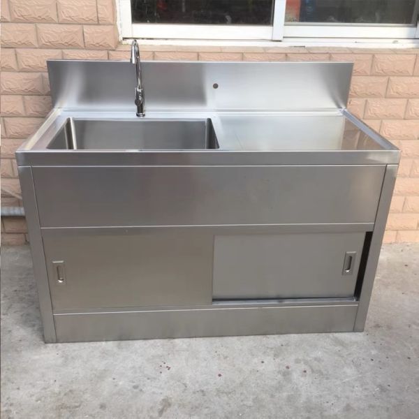 1.5mm Medical Stainless Steel Sink 500ml/H Medical Wash Hand Basin SUS304