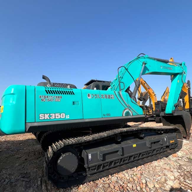 Used Kobelco SK350LC Crawler Excavator 35 Tons With 1.6m³ Bucket Capacity