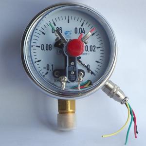 China SUS Pressure Gauge 100mm Dial ABS Lens 100mm Vacuum Manometer wholesale